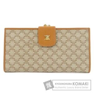 Celine Macadam Long Wallet Leather